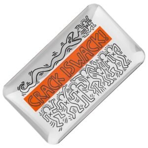 CIW Glass Rolling Tray by Keith Haring