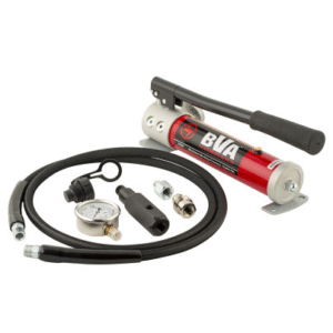 BVA Hand Pump, Pressure Gauge & Hydraulic Hose Combo Kit, 10,000 psi (700 bar)